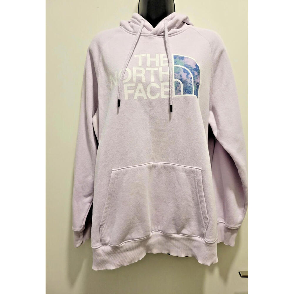 The Pullover Hoodie  Lavender/Purple Womens Large Colorful Half Dome